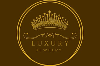 design a elegant luxury jewelry logo