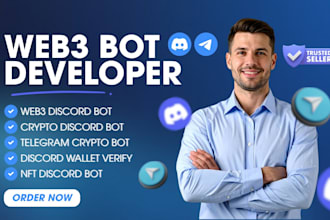 build a web3 bot with crypto nft wallet integration for discord and telegram