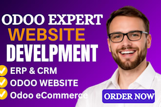 design, redesign, customize or odoo website, erp, crm and odoo ecommerce store