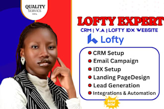 manage lofty CRM lofty wise agent lofty idx website