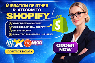 migrate copyclone wordpress wix woocomerce ecommerce website to shopify store