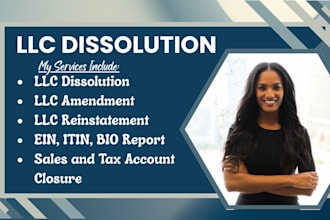 do us llc dissolution, ownership change, llc amendment, ein closure, s corp