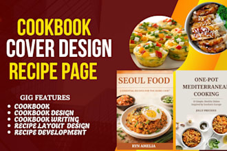 design unique cookbook and custom cookbook cover