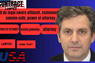 modify legal sworn affidavit, statements of a solemn oath, power of attorney