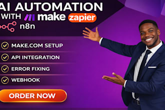 build makecom zapier  n8n automation