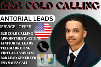 b2b cold calling for janitorial leads USA sales calls and appointment setting