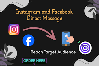 send dm to target audience and keep your inbox active