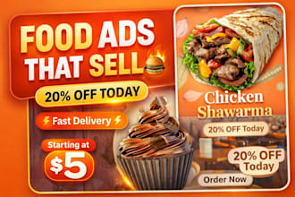 create professional food ads, social media posts, and restaurant promotion