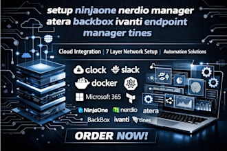 setup ninjaone nerdio manager atera backbox ivanti endpoint manager tines