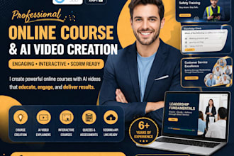 do interactive online onboarding course, employee training elearning course