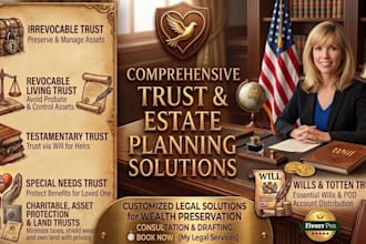 create testamentary, special needs, and charitable trusts