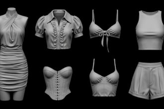 do 3d cloth vrchat second life mesh peds sims fivem fashion apparel y2k sansar