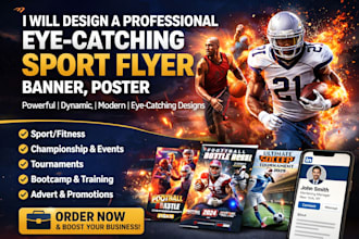 make professional  event flyer and social media poster