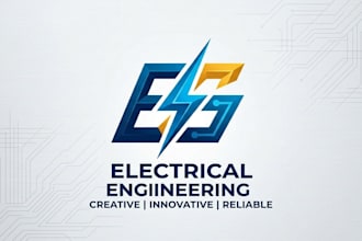design a modern and professional electrical engineering logo