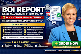 file boi report, fincen boir filing for US llc compliance