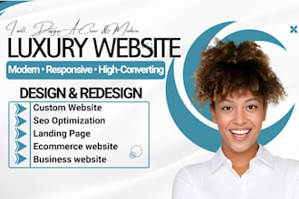 build luxury website responsive wordpress redesign business wordpress site