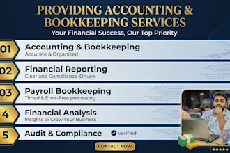 provide accounting, bookkeeping, and financial reporting services