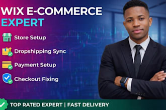 set up wix e commerce store design dropshipping wix website prinitfy integration