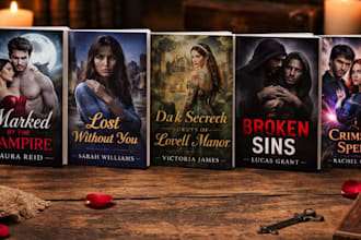 do unique romance book cover dark romance book cover and ebook cover design