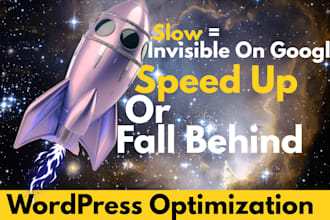 provide wordpress website speed optimization, optimize website pagespeed score