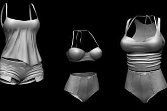 do 3d clothing design 3d garment garment fivem sansar fivem peds second life