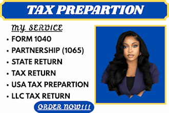 prepare us irs partnership tax return form 1065,1120,5472,1040,7004,state return