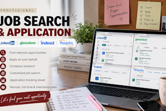 search and apply for jobs on linkedin glassdoor and indeed