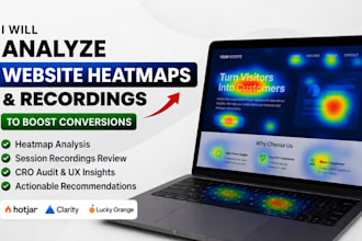 analyze website heatmaps and recordings to boost conversions