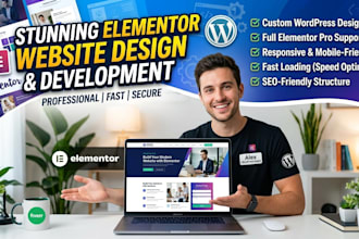 create a wordpress site based on elementor