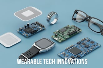design medical patch, smart ring, watch and smart glass pcb