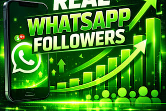 create whatsapp channel promotion, real followers, whatsapp marketing boost