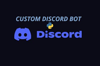 make custom discord bot with python