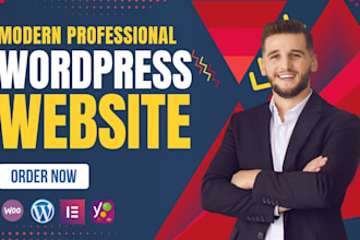 build a business and e commerce websites in wordpress