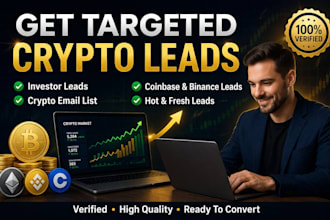 provide targeted crypto leads investor leads crypto email list