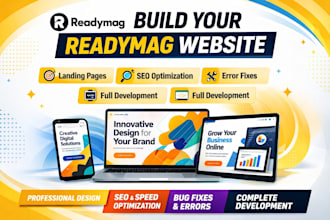build readymag website landing page tilda verasoly seo development error fixes