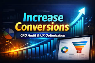 increase website conversions with cro audit UX optimization and funnel analysis