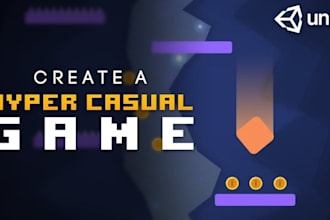 create addictive hyper casual mobile games using unity