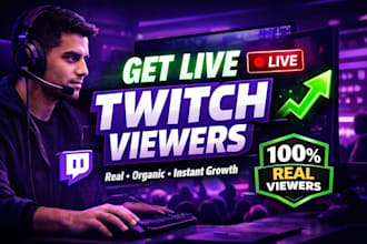 organically promote and bring live viewers to your twitch channel