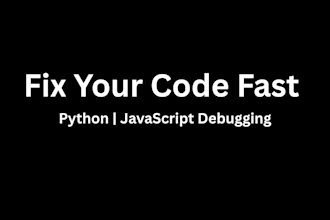 fix bugs in python or javascript code