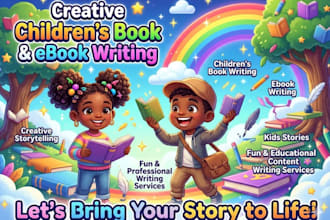 children book editing write children story book format kids book illustration