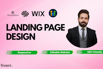 build a wordpress landing page or website for lead generation