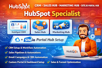hubspot crm sales hub marketing hub siter io portal hub hubspot specialist