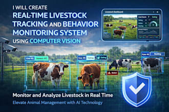 create real time livestock ai tracking and behavior monitoring system