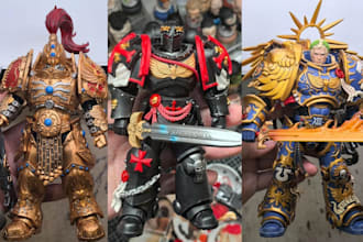 3d print and paint 3d warhammer 40k miniature tabletop action figure dnd aos stl