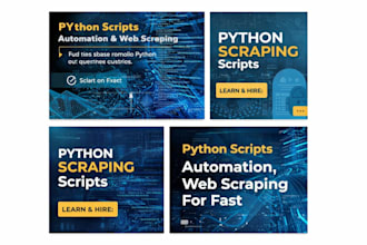 create python scripts for automation and web scraping