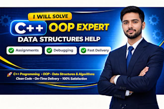 solve oop and data structure  assignment professionally