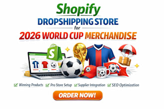 shopify dropshipping 2026 world cup merchandise apparel souvenirs gear product