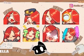 create emotes for twitch, discord, and vtuber