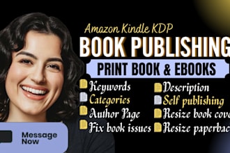 fix every KDP publishing problem, setup author central page