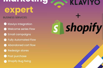 setup klaviyo abandoned cart flow welcome email automation for shopify ecommerce